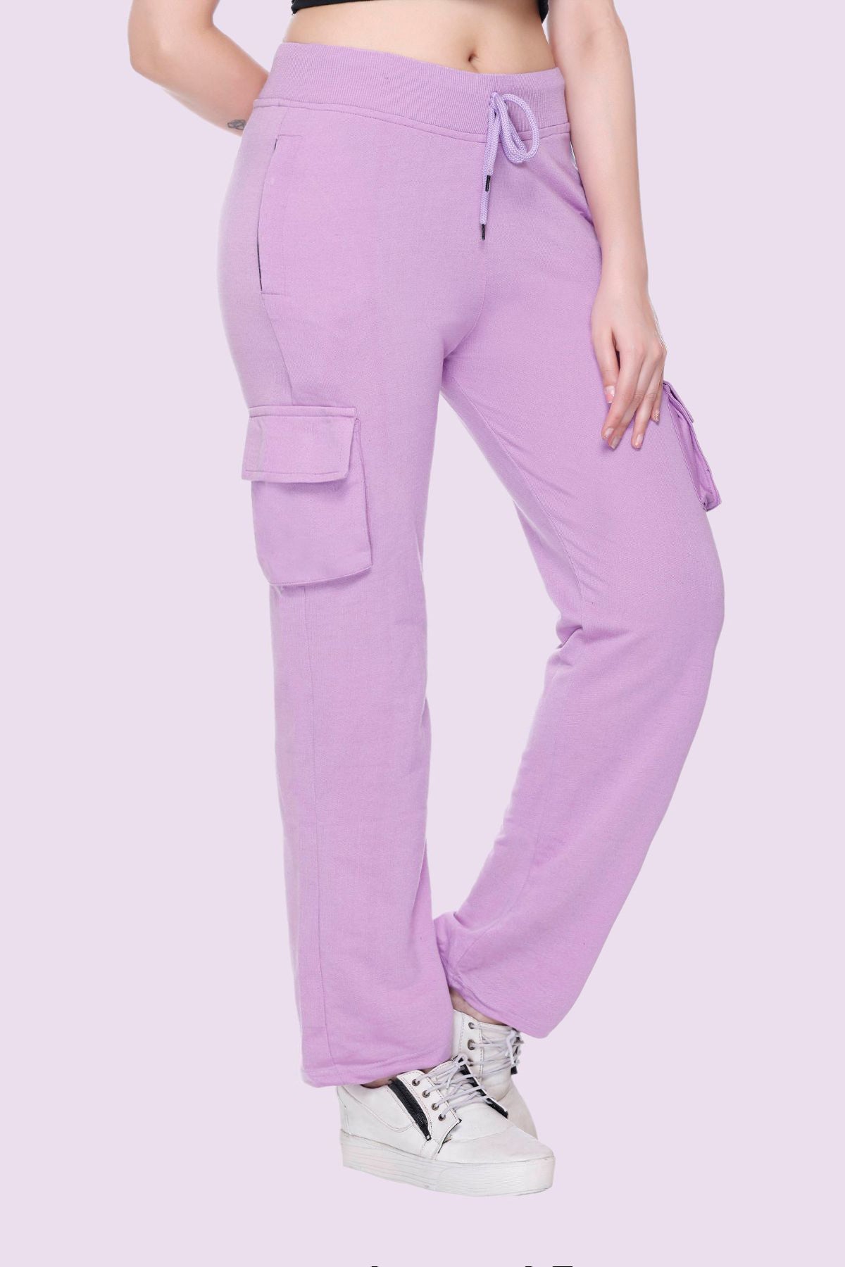 White Moon Women Solid Move Track Pants