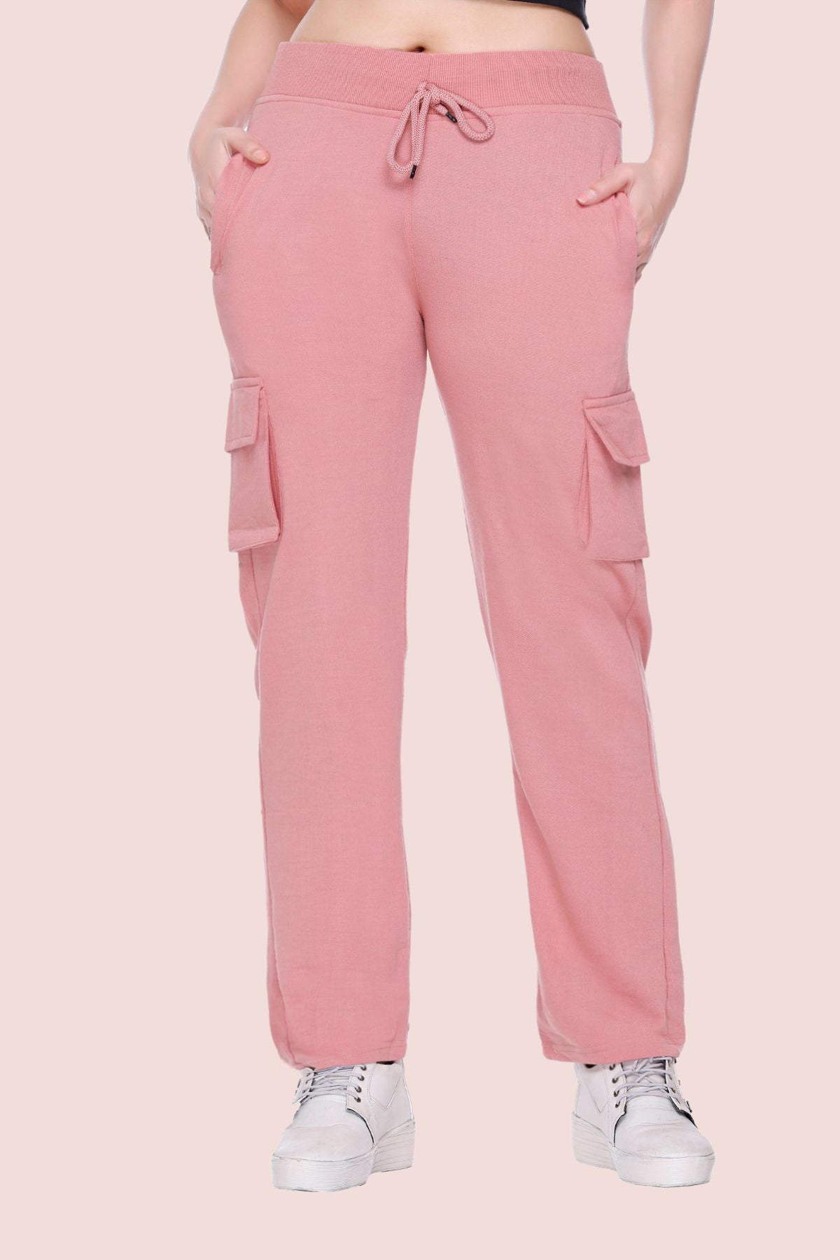 White Moon Women Solid Onion Track Pants