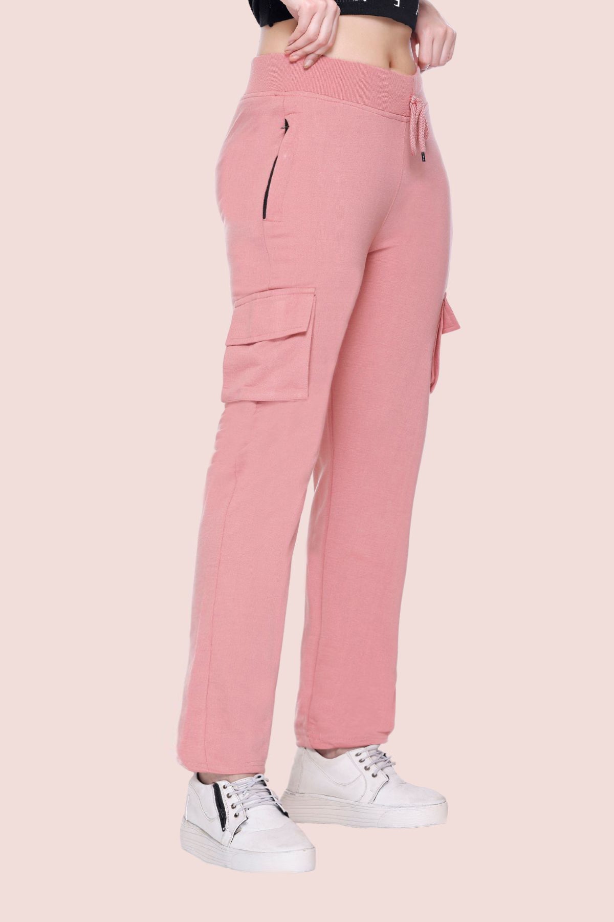 White Moon Women Solid Onion Track Pants