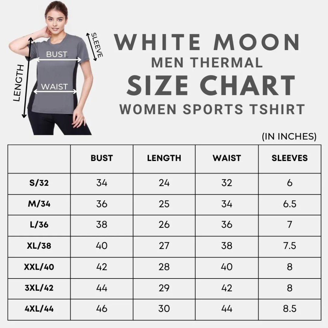 White Moon Women Dry Fit Polyester Round Neck Half Sleeve T-Shirt (Olive)