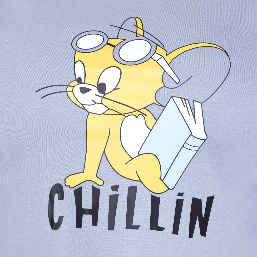 White Moon Plus Size Nighty for Women (Steel Grey)