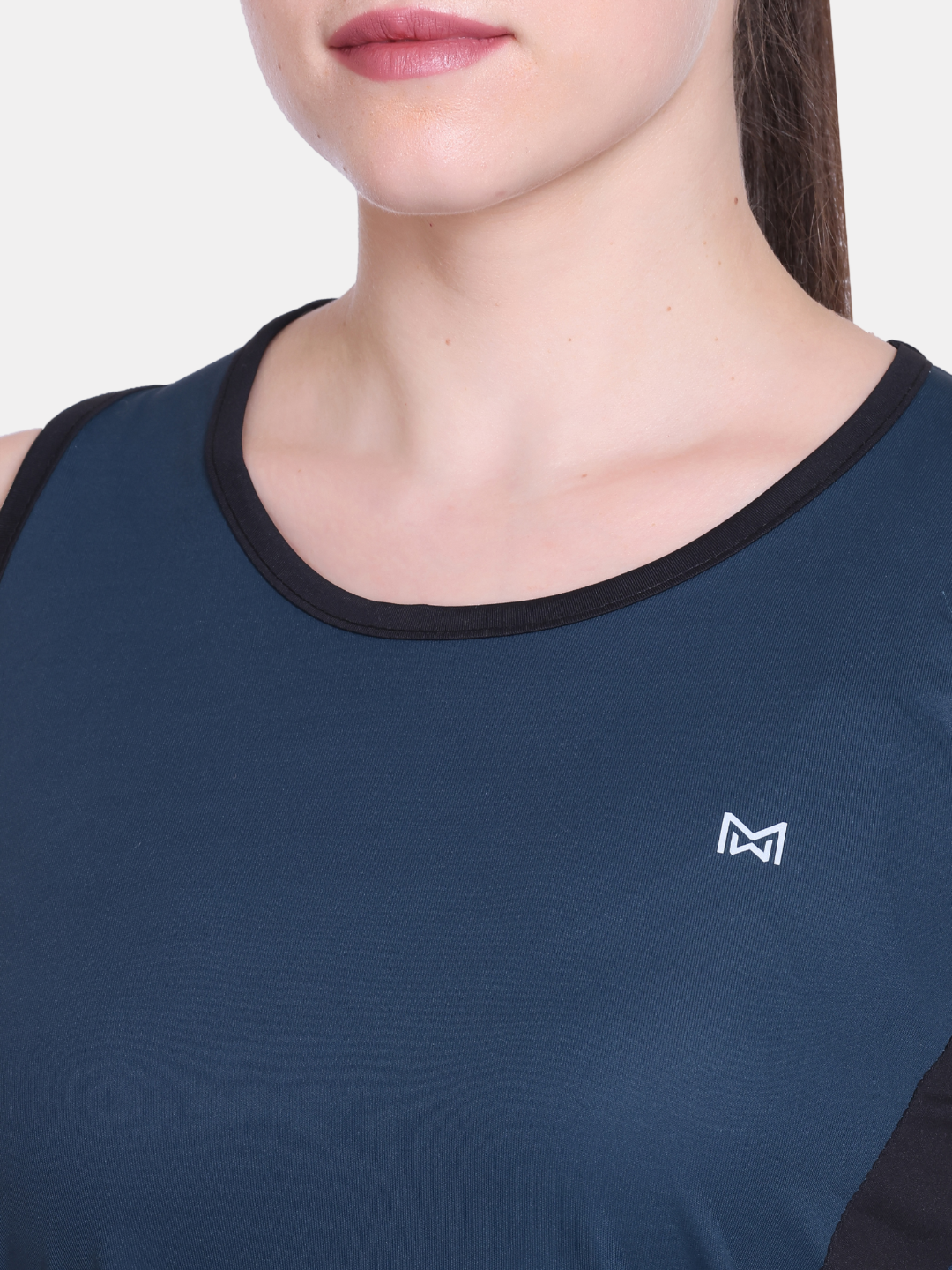 White Moon, Sleeveless Gym T Shirt for Women Workout (Cgreen)