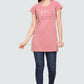 White Moon Cotton Casual Long Top for women (Onion) whitemoon.in