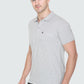 White Moon Cotton Solid Regular Fit Men Polo Tshirt (Grey) whitemoon.in