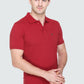 White Moon Cotton Solid Regular Fit Polo T Shirt Men (Mehroon) whitemoon.in