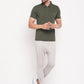 White Moon Dry fit Sports Collar Gym T shirts for Men (Olive) whitemoon.in