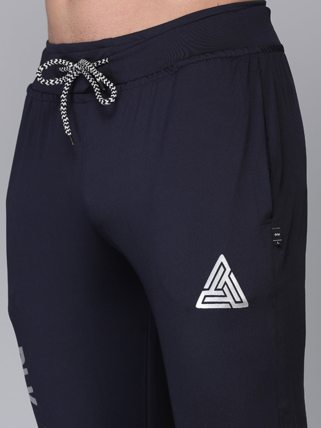 White Moon Men's Dry fit Lycra Sports Lower (Navy) whitemoon.in