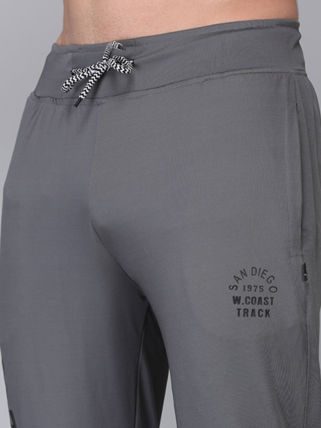 White Moon Men's Dryfit Lower Lycra Track pants (Grey) whitemoon.in