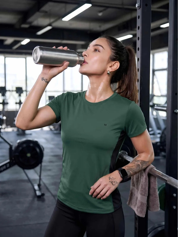 Momentum Series Color Blocked Gym Performance Tshirt