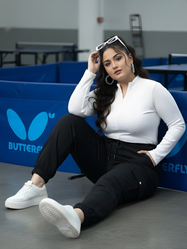 Functional 4 Pockets Tapered Cargo Track Pants