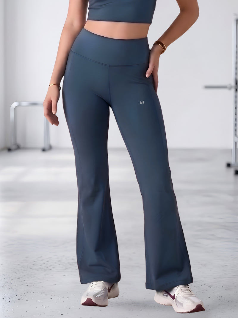 White Moon Ultra Momentum Series Flared Air Force High Waist Pants