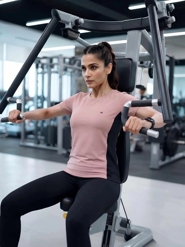 Momentum Series Color Blocked Gym Performance Tshirt