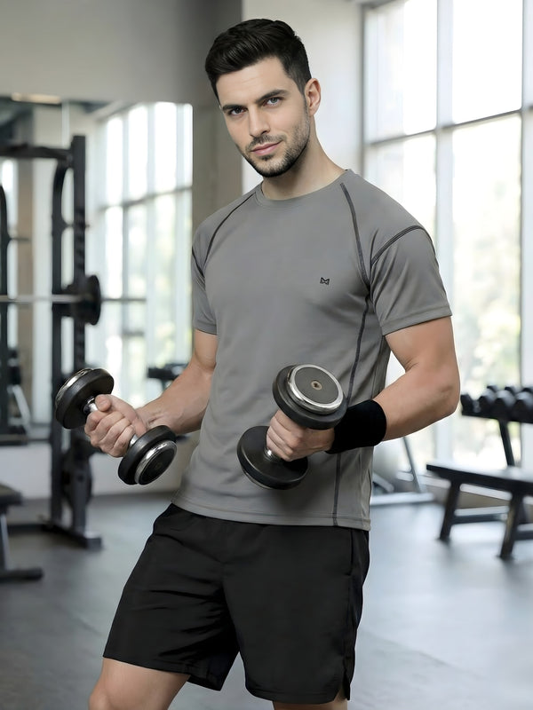 Men Workout Series Gym R/Neck T-shirt