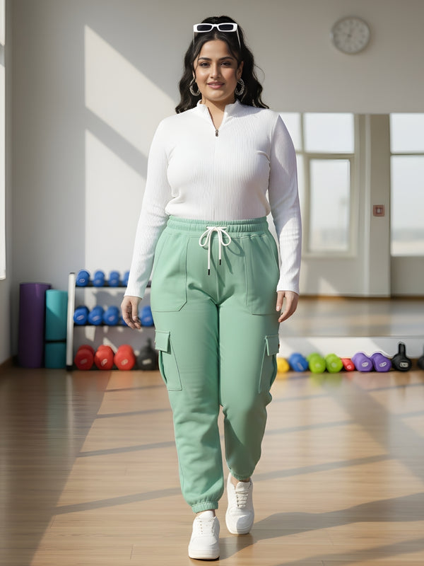 Functional 4 Pockets Tapered Cargo Track Pants