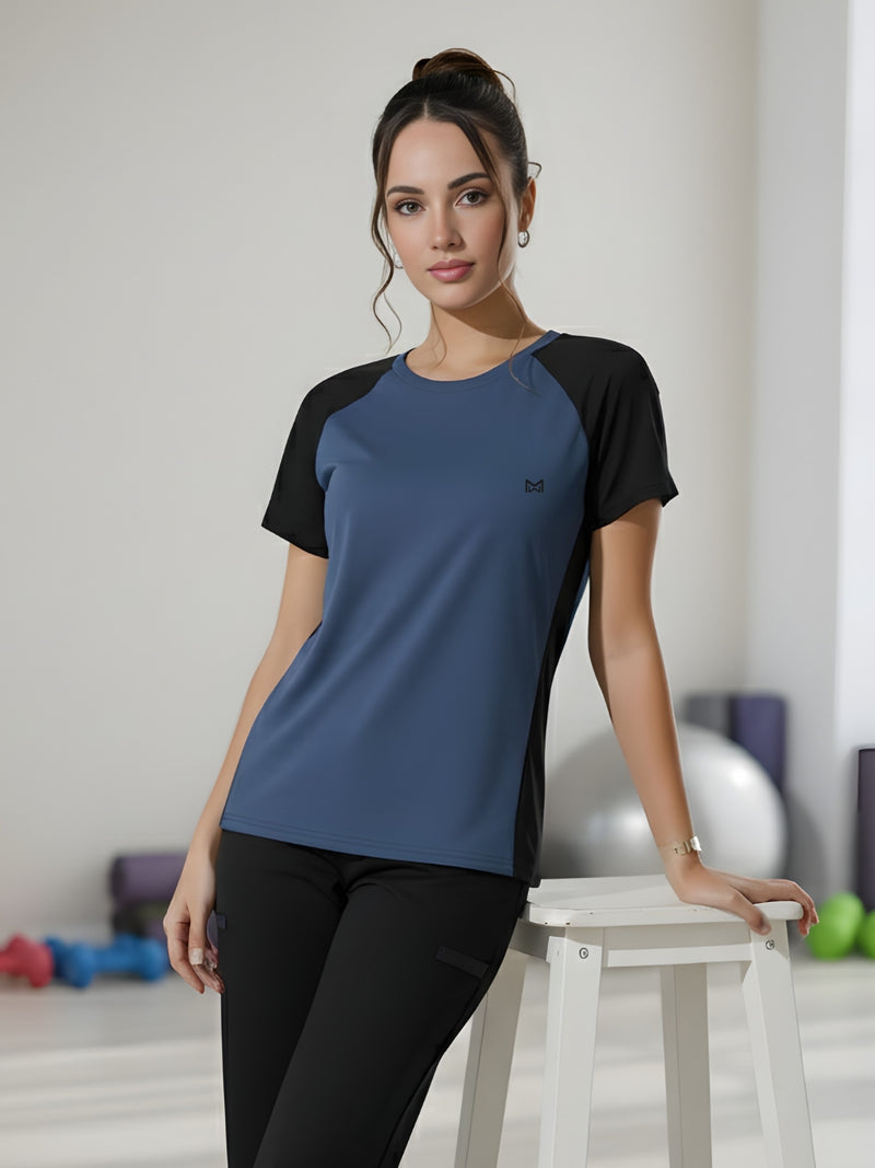Momentum Series Color Blocked Performance Gym Tshirt