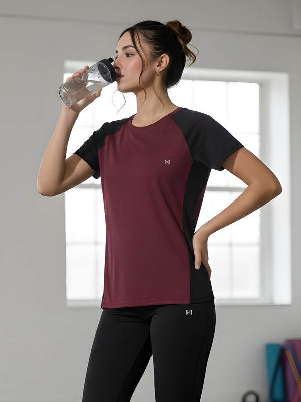 Momentum Series Color Blocked Performance Gym Tshirt