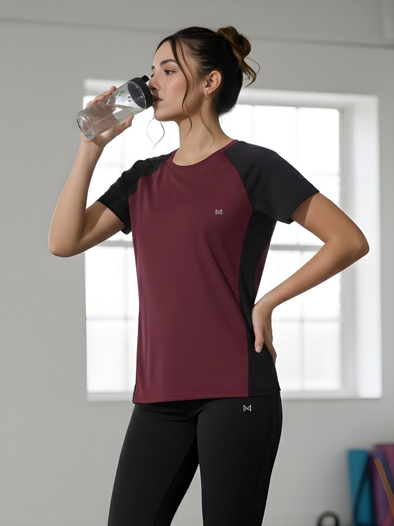 Momentum Series Color Blocked Performance Gym Tshirt