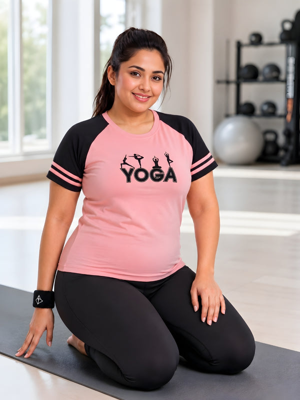 Momentum Series Plus Size Printed Gym Performance Tshirt